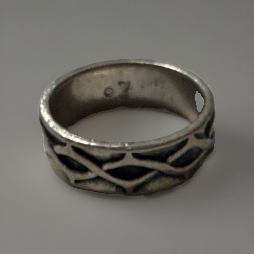 James Avery Crown of Thorns Ring Sterling Silver Retired  sz 7.5